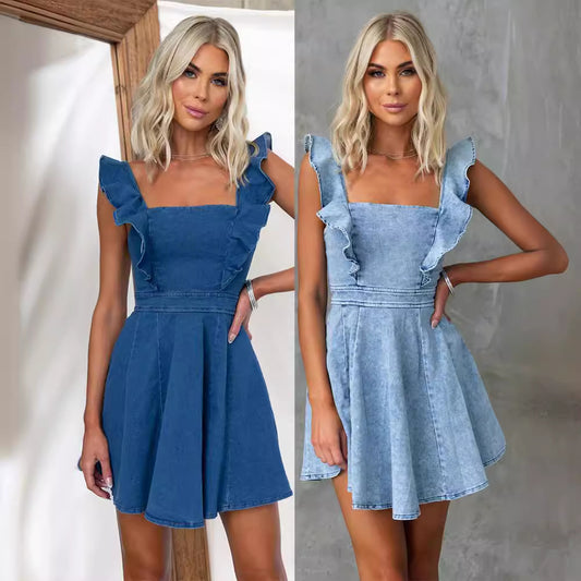 LA Denim Dress | Cotton