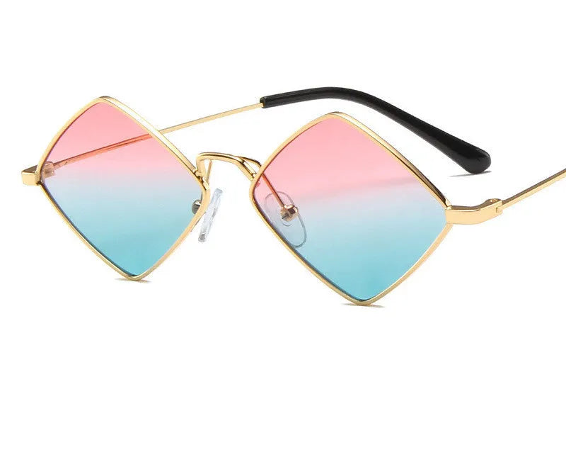 Retro Style Diamond Sunglasses 90s