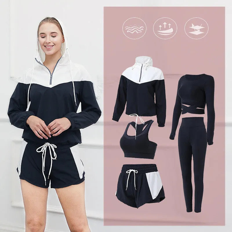 Yoga Sports Suit Women Running Quick-Drying Plus Size Fashion Fitness Clothing