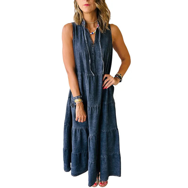 DenimRetro™ Dress | Premium quality, cotton