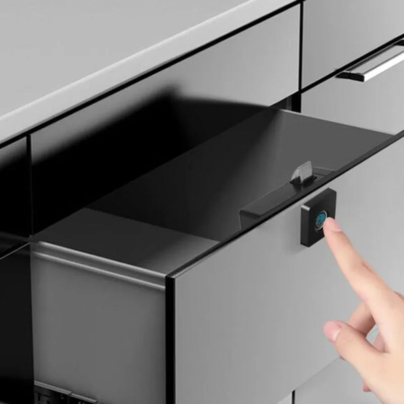 Drawer Intelligent Electronic Lock File Cabinet Lock Storage Cabinet Fingerprint Lock Cabinet Door Fingerprint Lock Furniture