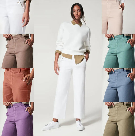 Multi-Color Loose Cotton Pants