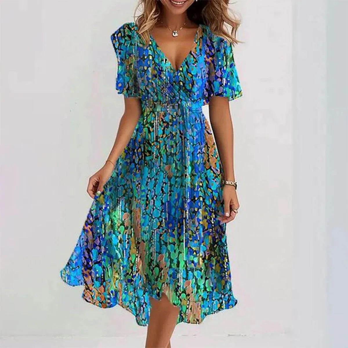 Elegant Summer Chiffon Dress