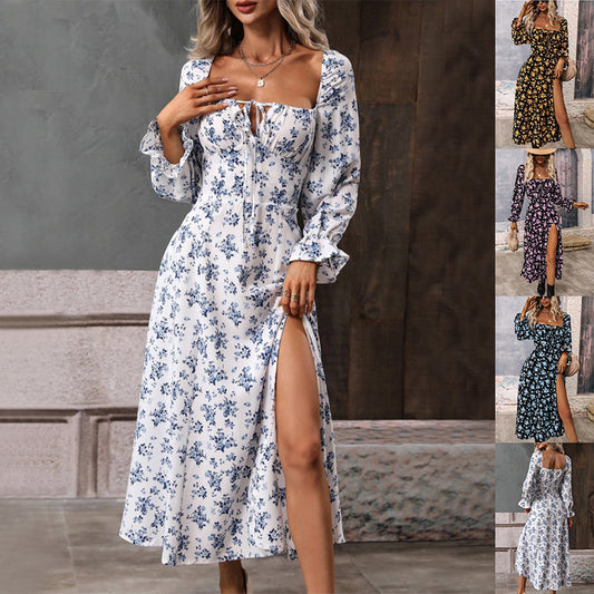 Flowers Long Sleeve Dress | Exclusive comfortable, premium quality