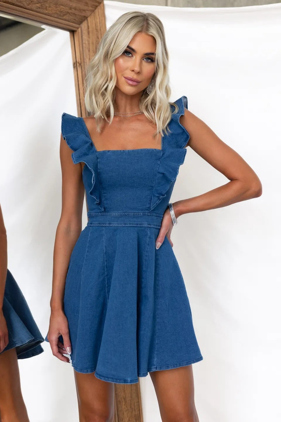 LA Denim Dress | Cotton