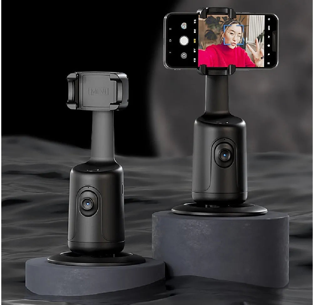 360 Gimbal | Auto Face Tracking Gimbal AI Smart Gimbal Face Tracking Auto Phone Holder For Smartphone Video Vlog Live Stabilizer Tripod