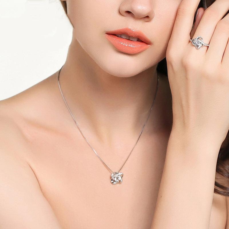 925 Sterling Silver Necklace For Women Forever Heart™| ⭐⭐⭐⭐⭐ - Aspire Shop