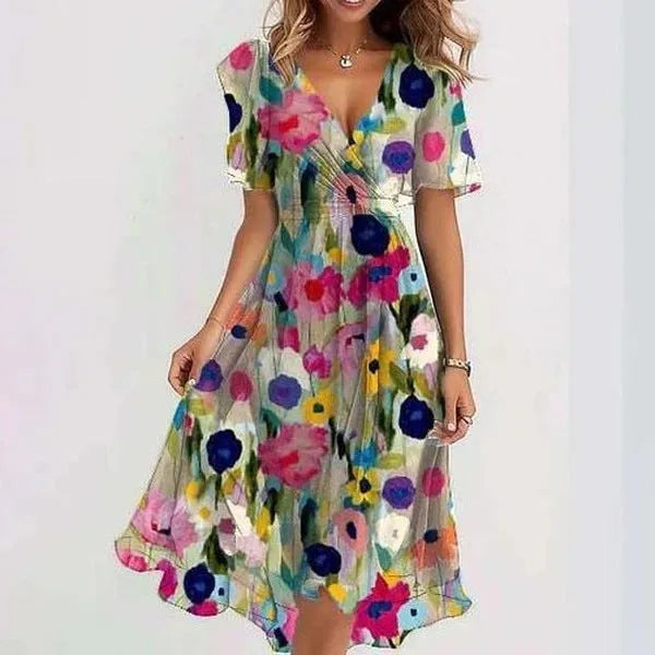 Elegant Summer Chiffon Dress