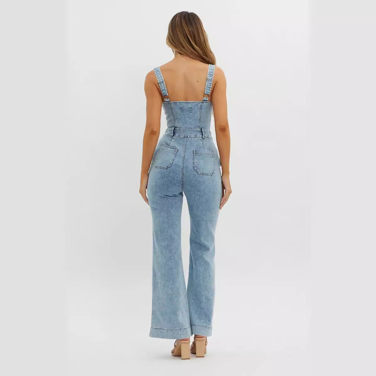 DenimAmiga Jeans | Adjustable Shoulder Strap Slim Jeans