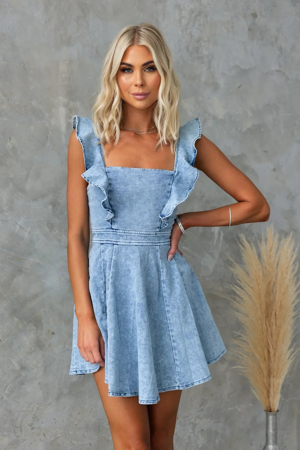 LA Denim Dress | Cotton