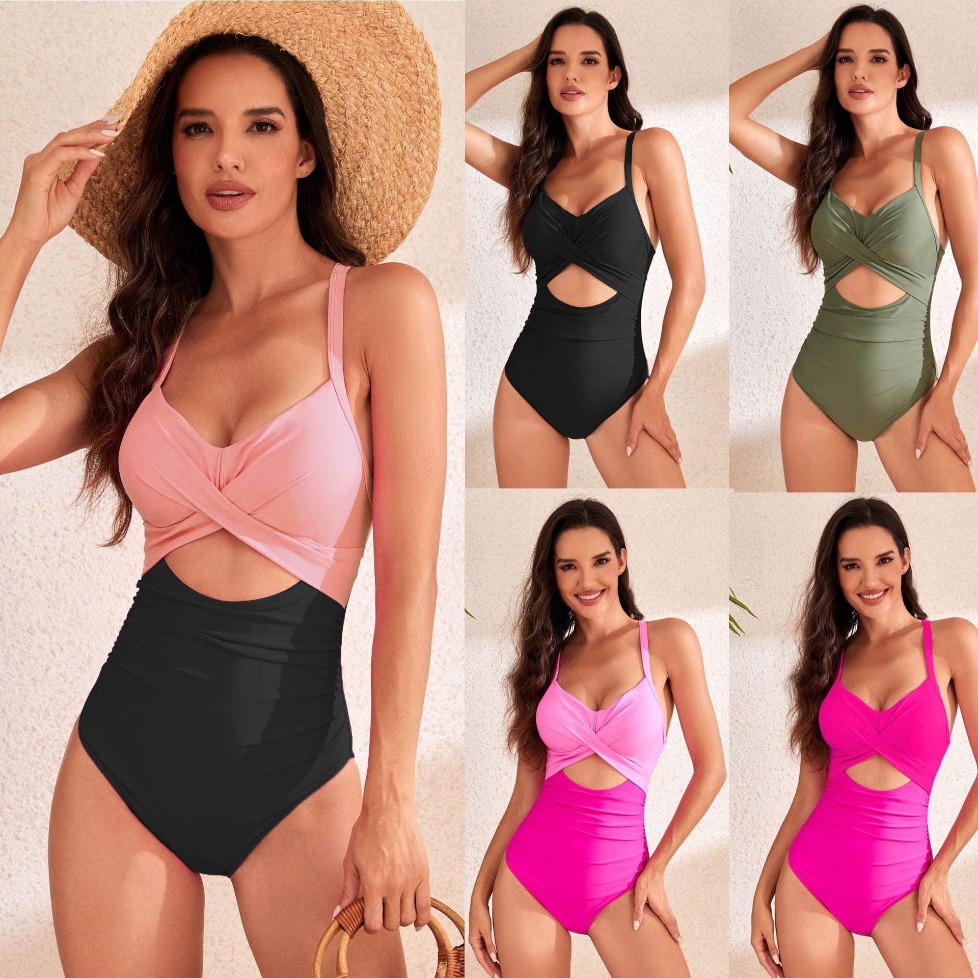 Astrid Hollow Solid Color Swimsuit™ | Exclusive, Soft and Comfortable ⭐⭐⭐⭐⭐ - Aspire Shop