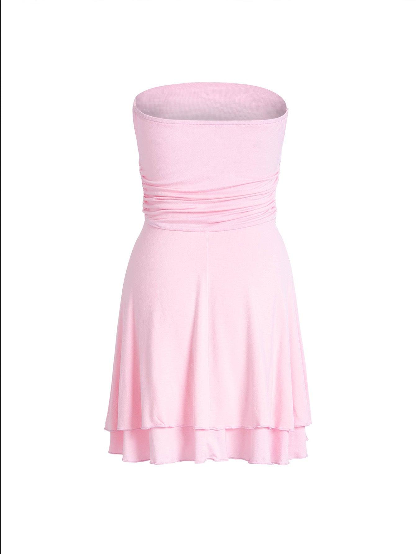 Astrid Short Dress Summer Sexy Pleated Tight Dress™ | Exclusive, Soft and Comfortable ⭐⭐⭐⭐⭐ - Aspire Shop