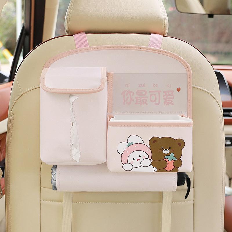 Beary 'n' Ride Car Bag™ | 1+1 Free | Leather organizer | Keep Kids Smiling on the Go ⭐⭐⭐⭐⭐ - Aspire Shop