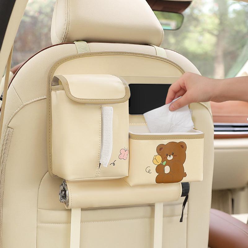 Beary 'n' Ride Car Bag™ | 1+1 Free | Leather organizer | Keep Kids Smiling on the Go ⭐⭐⭐⭐⭐ - Aspire Shop