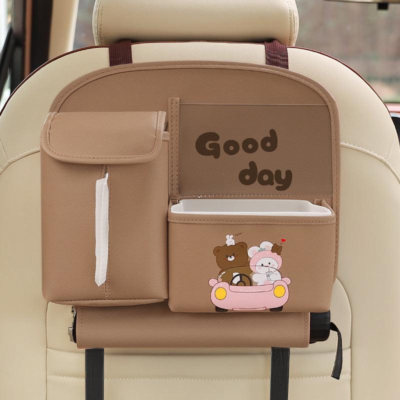 Beary 'n' Ride Car Bag™ | 1+1 Free | Leather organizer | Keep Kids Smiling on the Go ⭐⭐⭐⭐⭐ - Aspire Shop