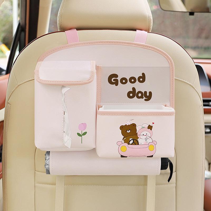 Beary 'n' Ride Car Bag™ | 1+1 Free | Leather organizer | Keep Kids Smiling on the Go ⭐⭐⭐⭐⭐ - Aspire Shop