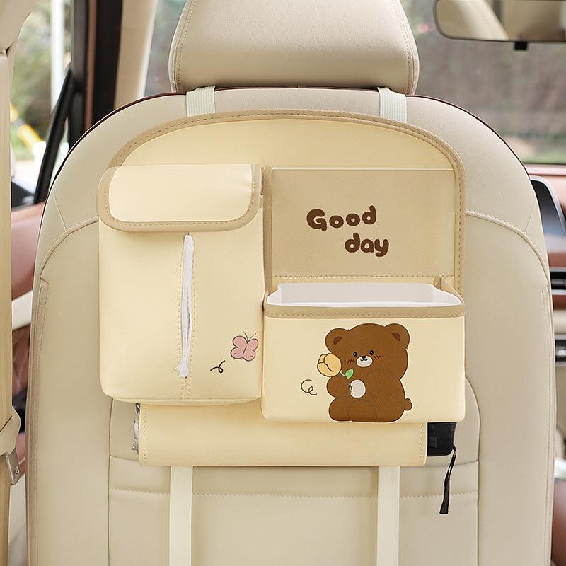 Beary 'n' Ride Car Bag™ | 1+1 Free | Leather organizer | Keep Kids Smiling on the Go ⭐⭐⭐⭐⭐ - Aspire Shop