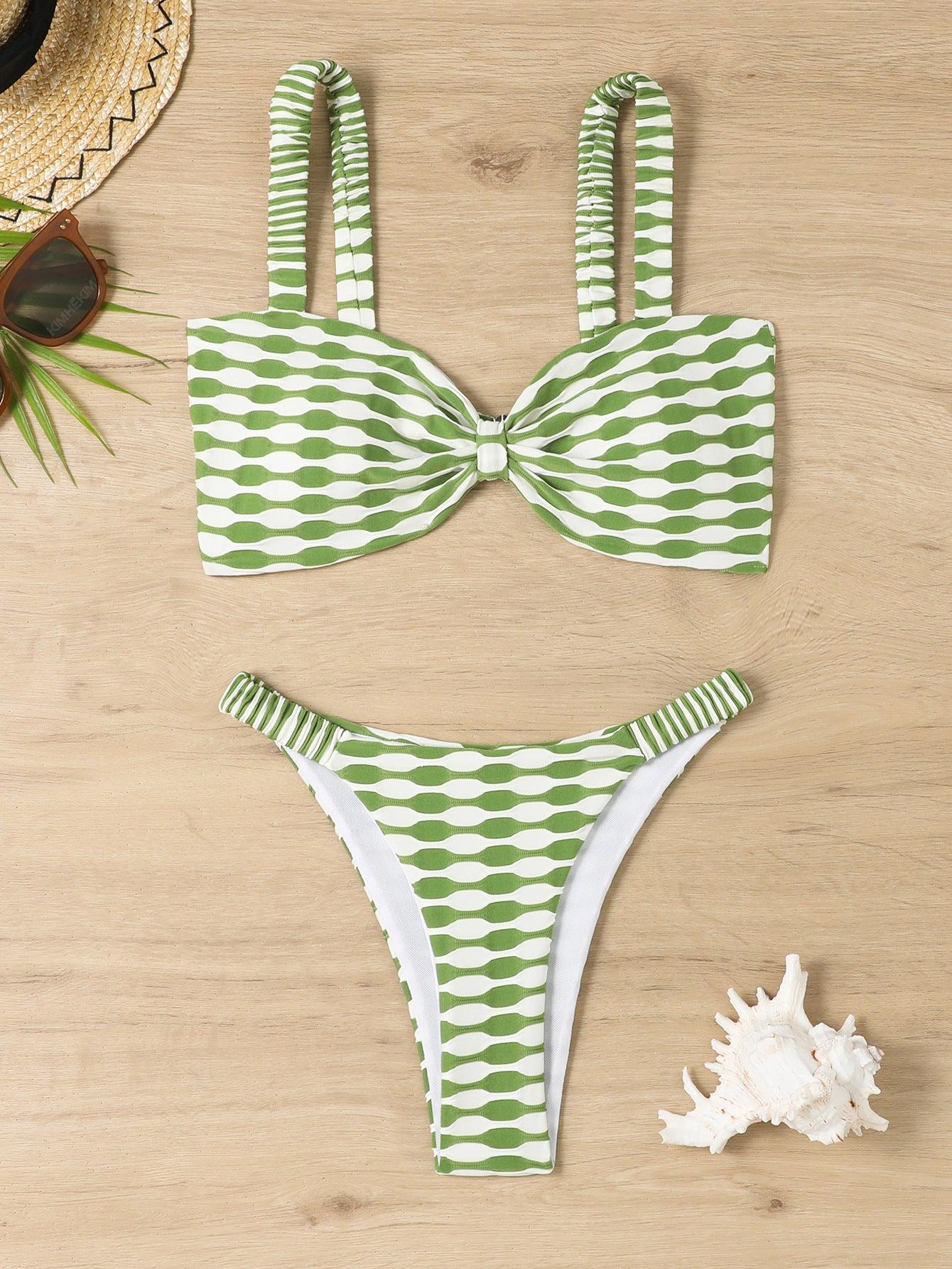 Bikini sexy à rayures - Aspire Shop