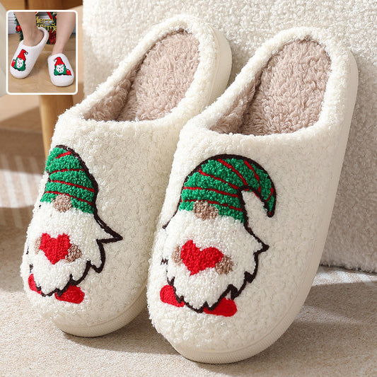 Cute Cartoon Santa Claus Home Slippers