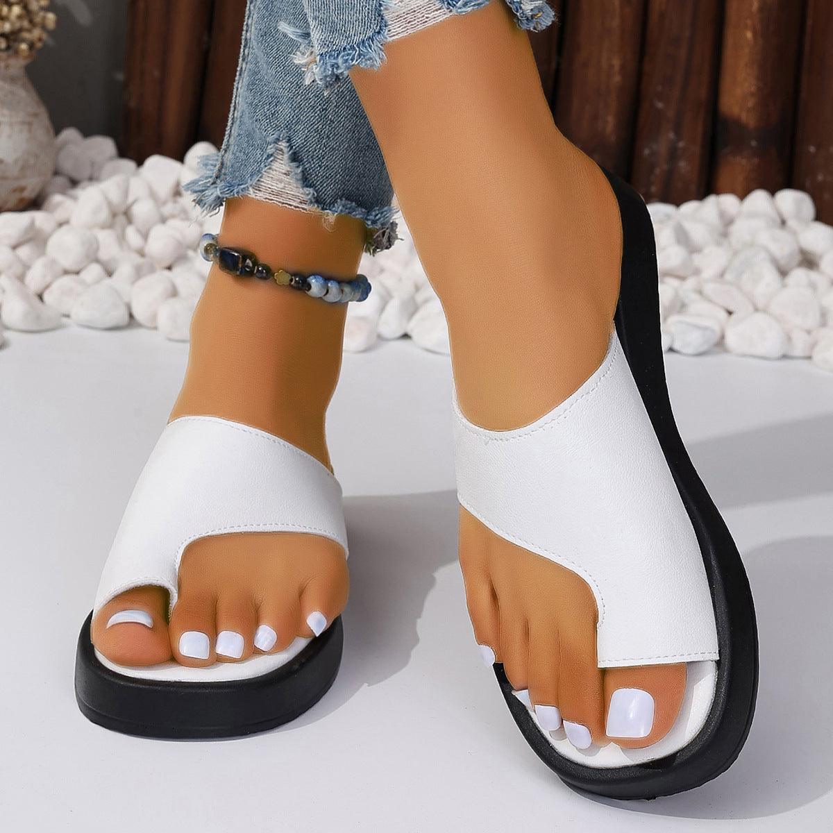 Clip Toe Flat Slippers Summer - Aspire Shop