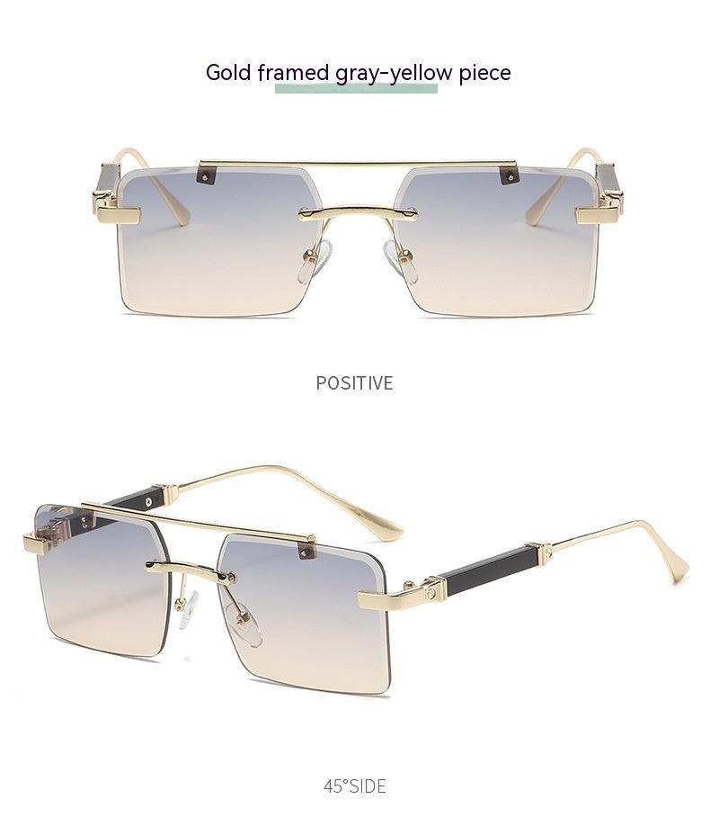 Double Beam Square Sunglasses - Aspire Shop