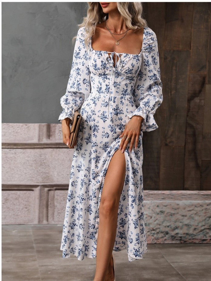 Flowers Long Sleeve Dress | Exclusive comfortable, premium quality