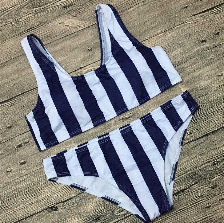 European sexy striped split bikini™ | 😍 Comfortable Bikini ⭐⭐⭐⭐⭐ - Aspire Shop