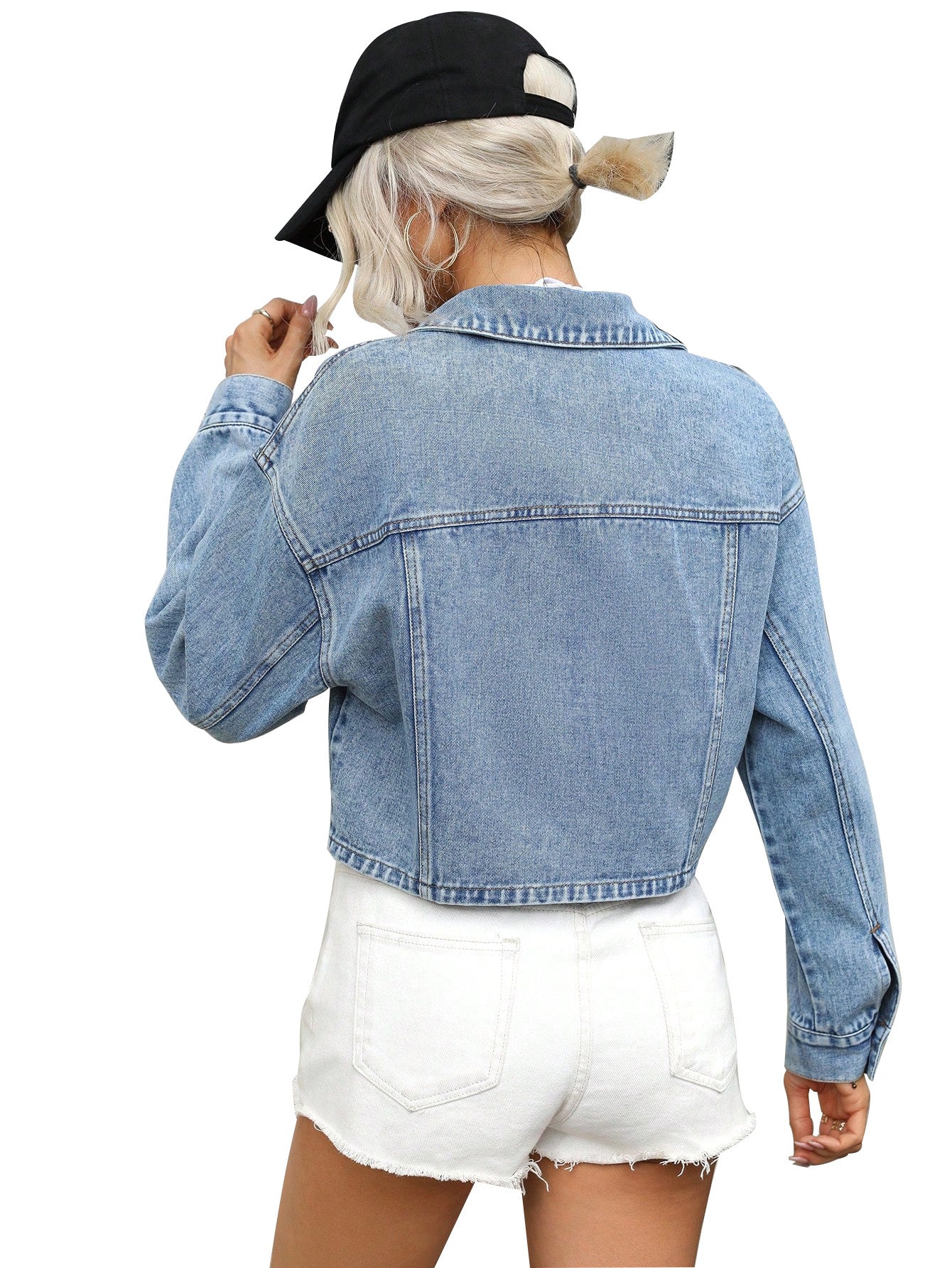 Amazon Loose Short Denim Coat