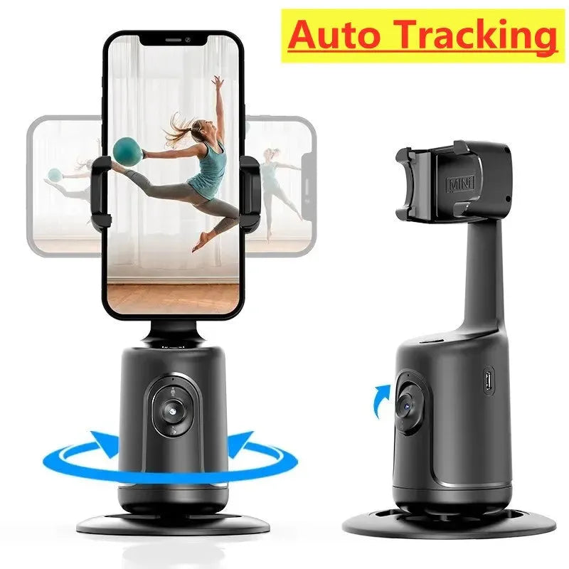 360 Gimbal | Auto Face Tracking Gimbal AI Smart Gimbal Face Tracking Auto Phone Holder For Smartphone Video Vlog Live Stabilizer Tripod