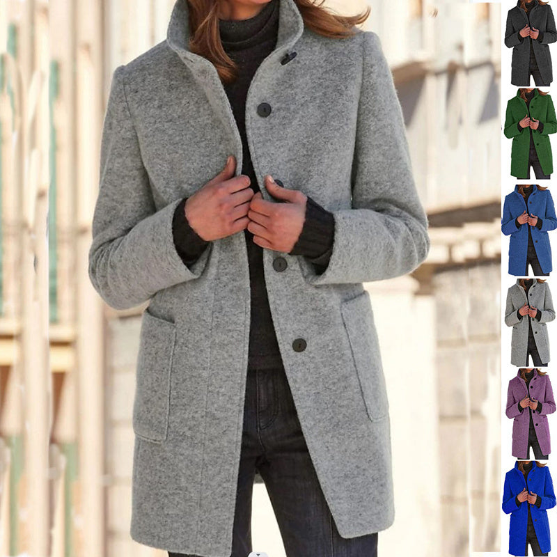 Mari™ Woolen Coat With Pockets Fall Winter | Exclusive, comfortable 😍😍😍