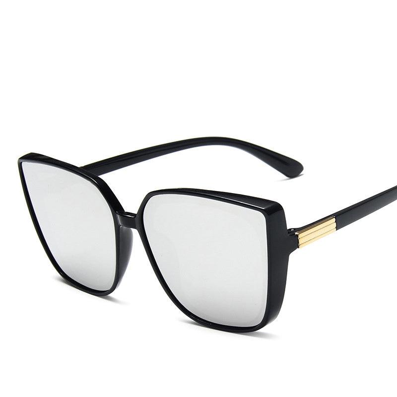 Female retro glasses big face wild - Aspire Shop