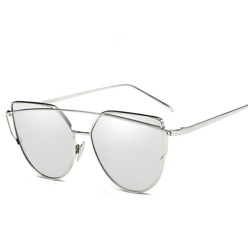 Female Vintage Gold Sunglasses - Aspire Shop