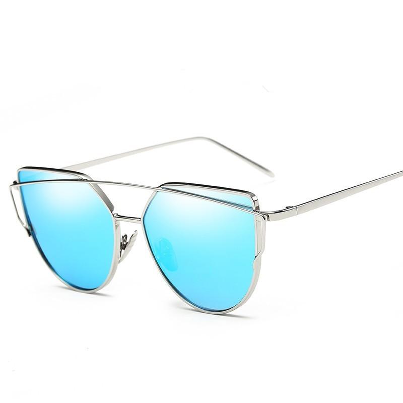 Female Vintage Gold Sunglasses - Aspire Shop