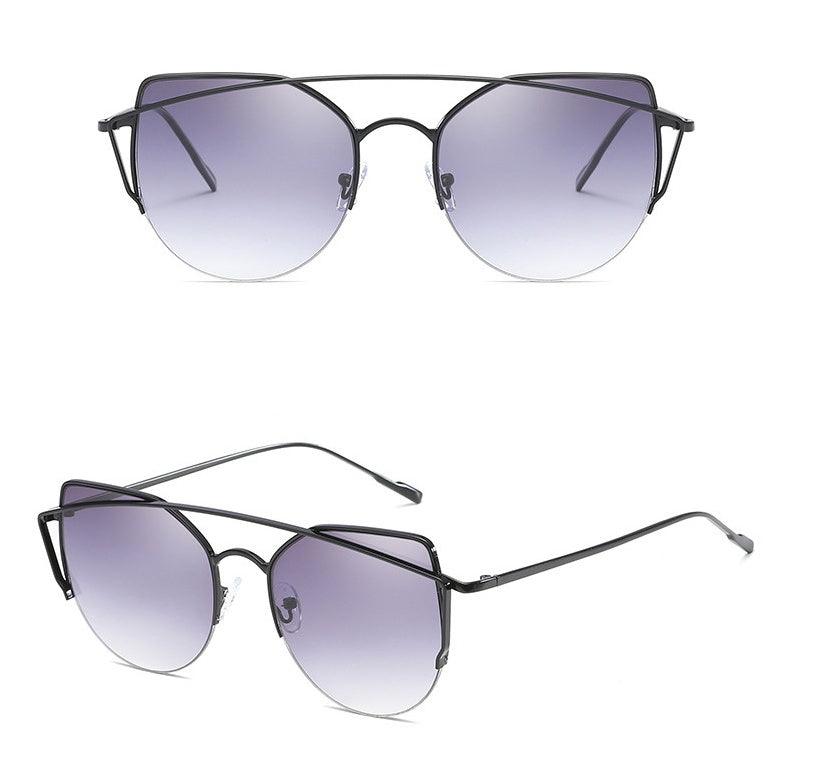 Female Vintage Gold Sunglasses - Aspire Shop