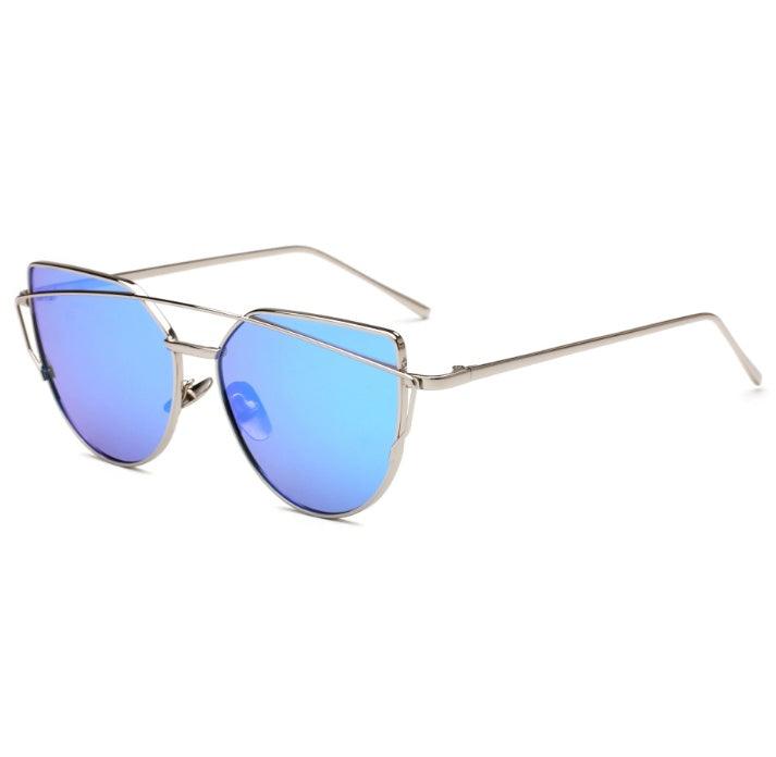 Female Vintage Gold Sunglasses - Aspire Shop