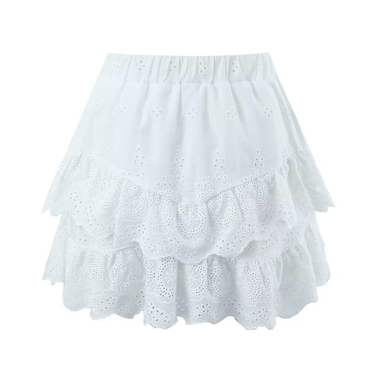 French White Lace Skirt™ dress 😍 | Comfortable + high quality ⭐⭐⭐⭐⭐ - Aspire Shop