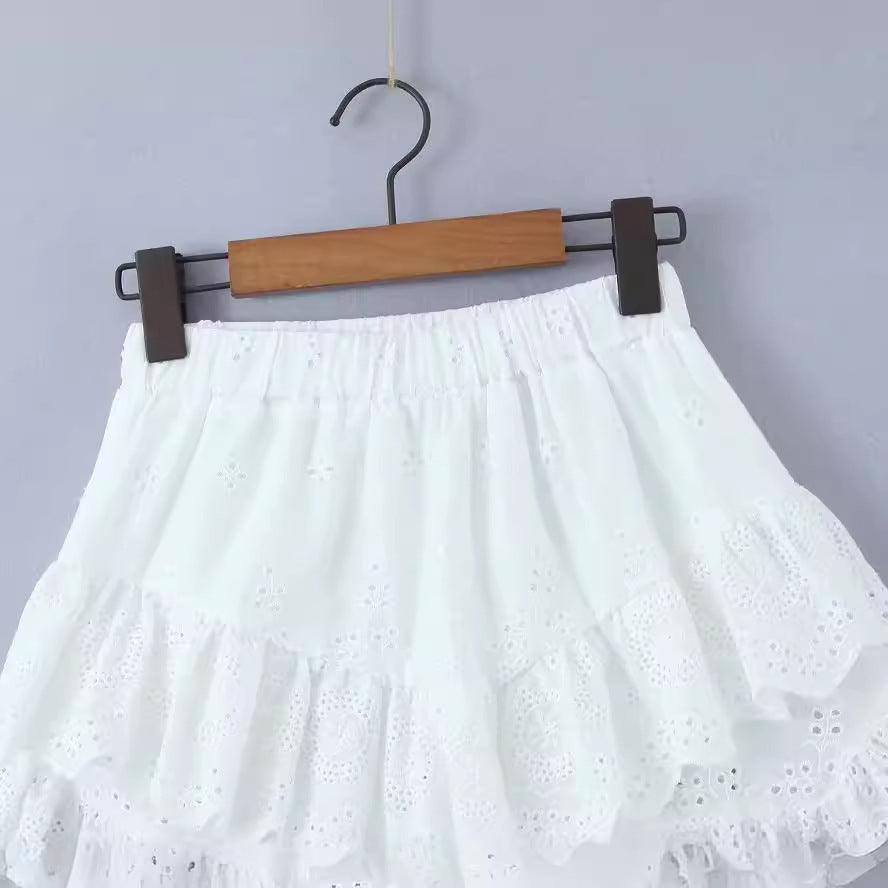 French White Lace Skirt™ dress 😍 | Comfortable + high quality ⭐⭐⭐⭐⭐ - Aspire Shop