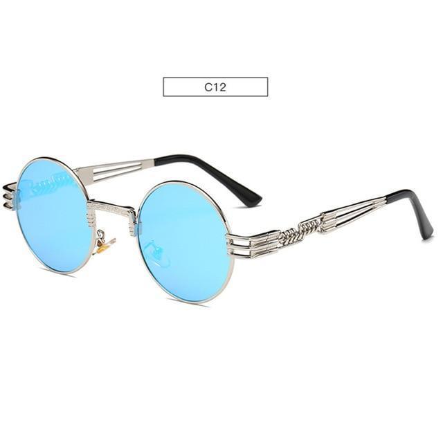 Gold Metal Fashion John Lennon Round Sunglasses - Aspire Shop