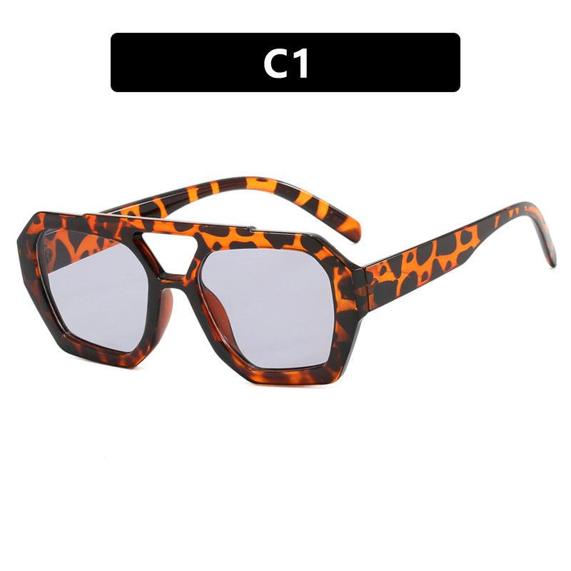 Ins Big Frame Leopard Sunglasses - Aspire Shop