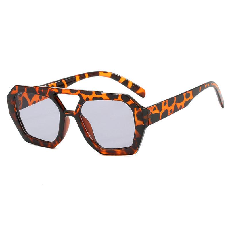 Ins Big Frame Leopard Sunglasses - Aspire Shop