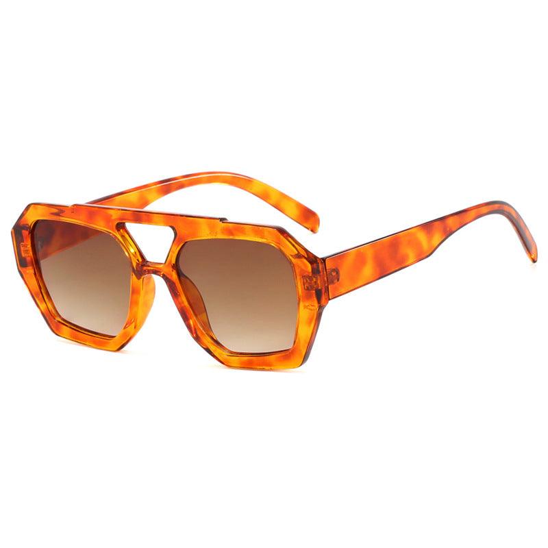 Ins Big Frame Leopard Sunglasses - Aspire Shop