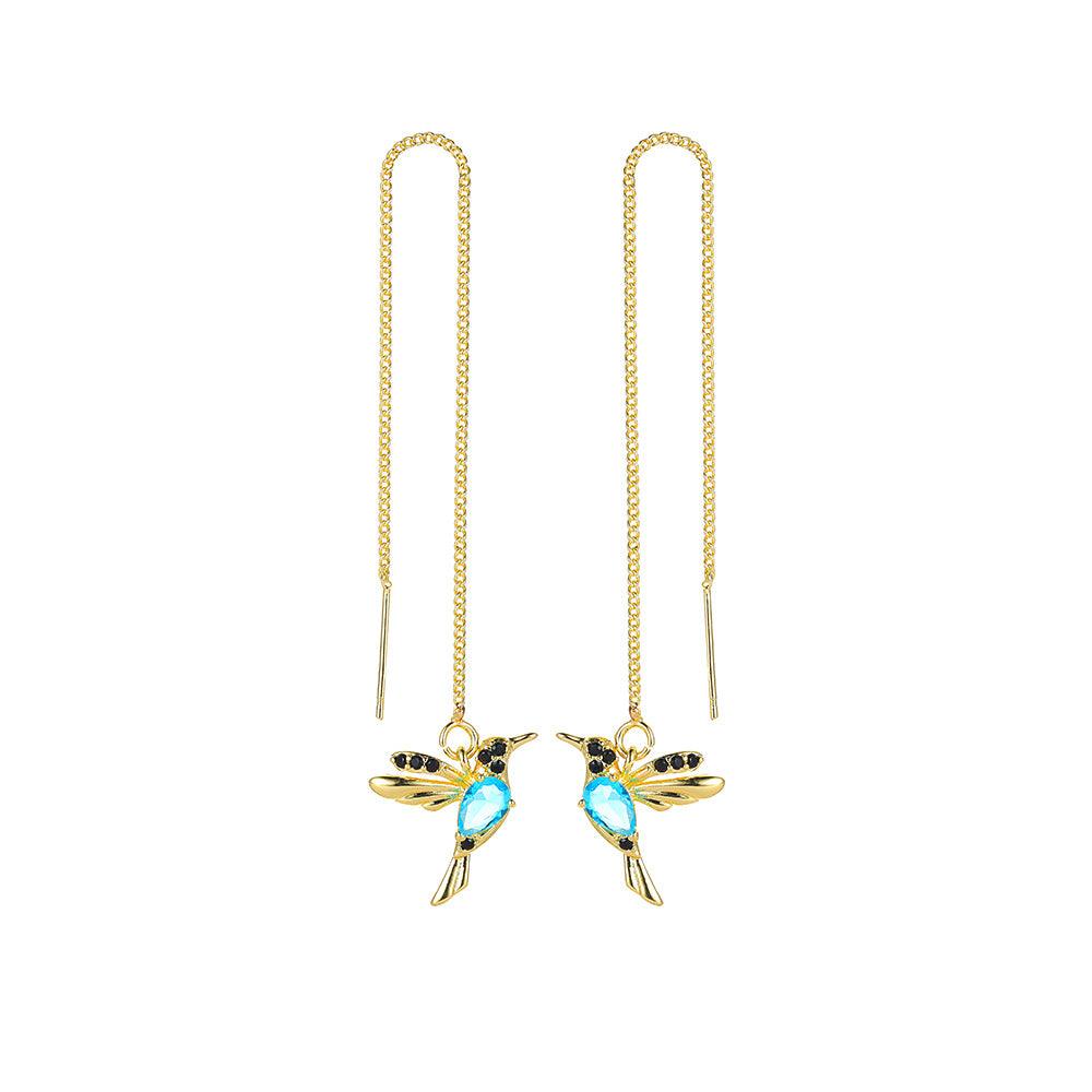 Jewelry Little Bird | Elegant Crystal Pendant Earring Jewelry - Aspire Shop