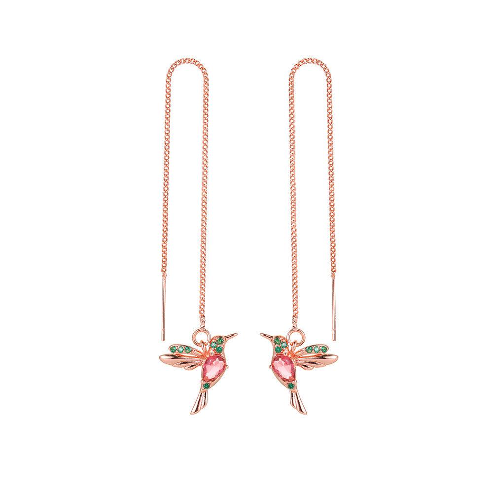 Jewelry Little Bird | Elegant Crystal Pendant Earring Jewelry - Aspire Shop