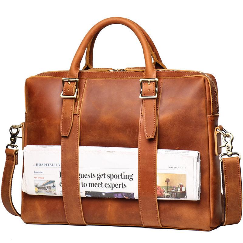 Leather bag | 15 inch laptop bag - Aspire Shop