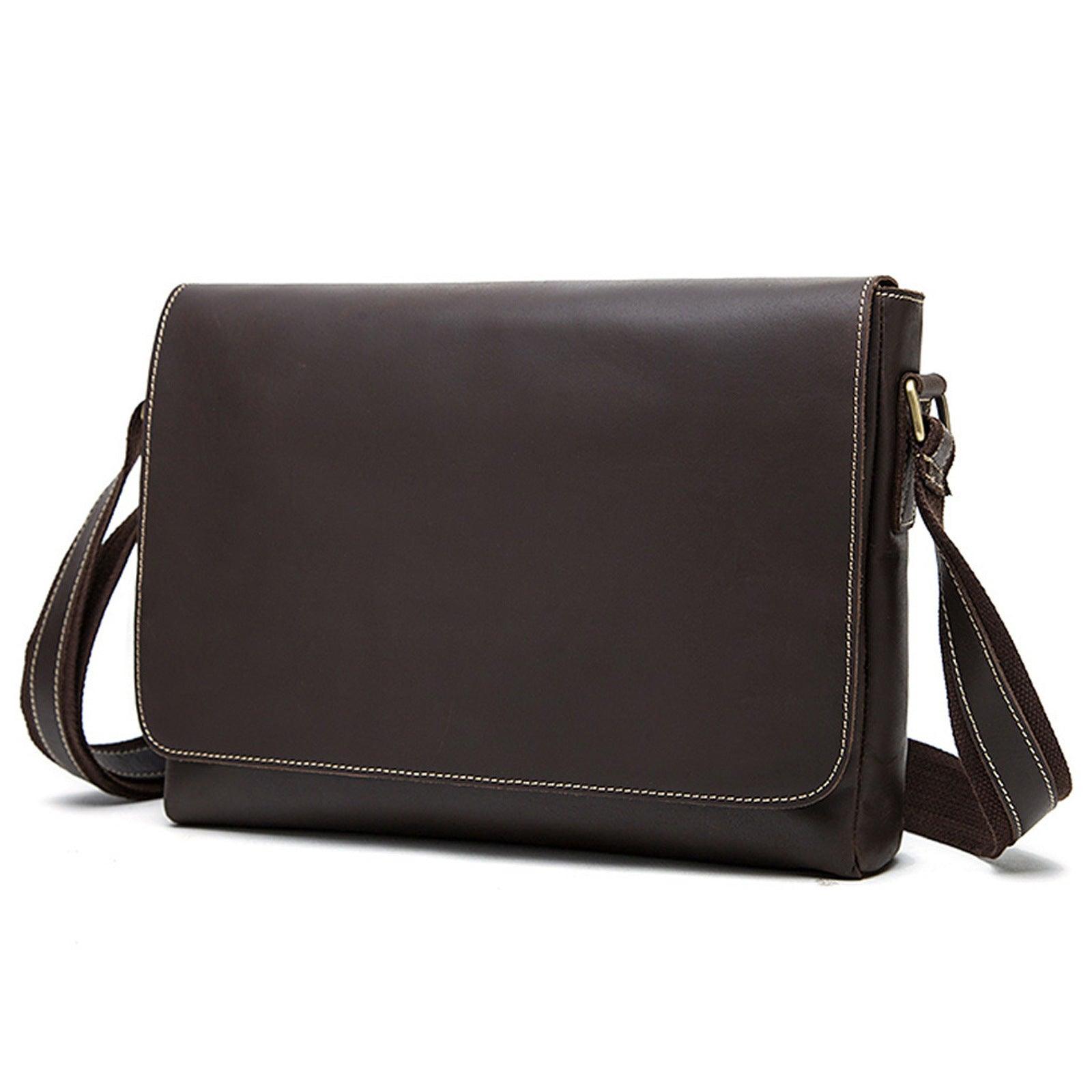 Leather Shoulder Bag Retro Messenger Bag - Aspire Shop