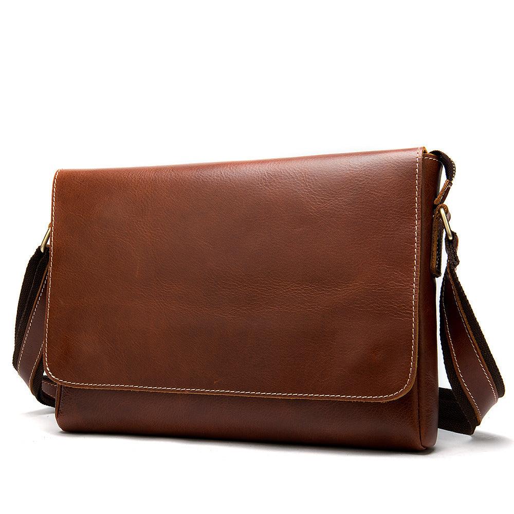 Leather Shoulder Bag Retro Messenger Bag - Aspire Shop