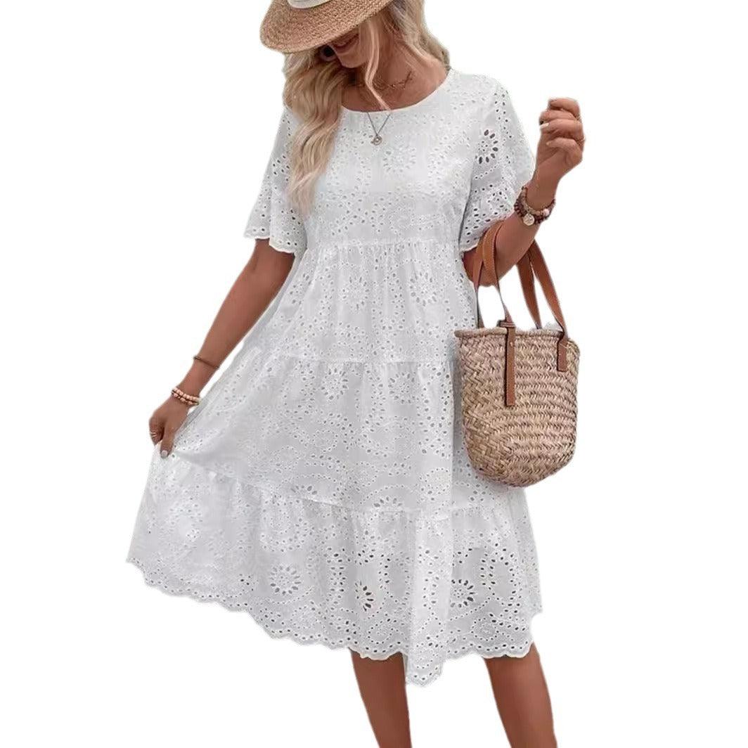 Luxurious Embroidery Dress™ | Exclusive cotton Spring and Summer dress ⭐⭐⭐⭐⭐ - Aspire Shop