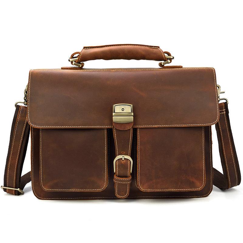 Men's leather briefcase - Aspire Shop