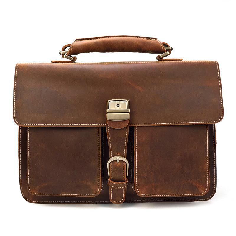 Men's leather briefcase - Aspire Shop