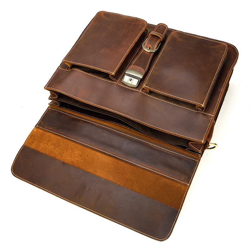 Men's leather briefcase - Aspire Shop